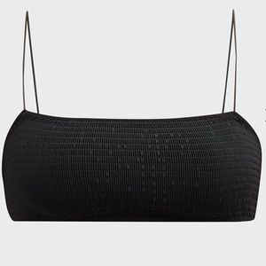 Toteme smocked bikini top